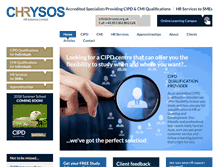 Tablet Screenshot of chrysos.org.uk